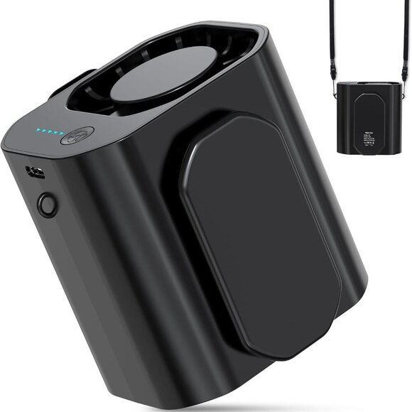10000PRM Portable Waist Clip Fan, up to 20Hrs Mini Personal Rechargeable, Belt F - Picture 1 of 8